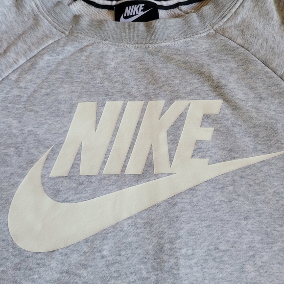 Nike Women's Gray Crewneck Sweater - Picture 3 of 11
